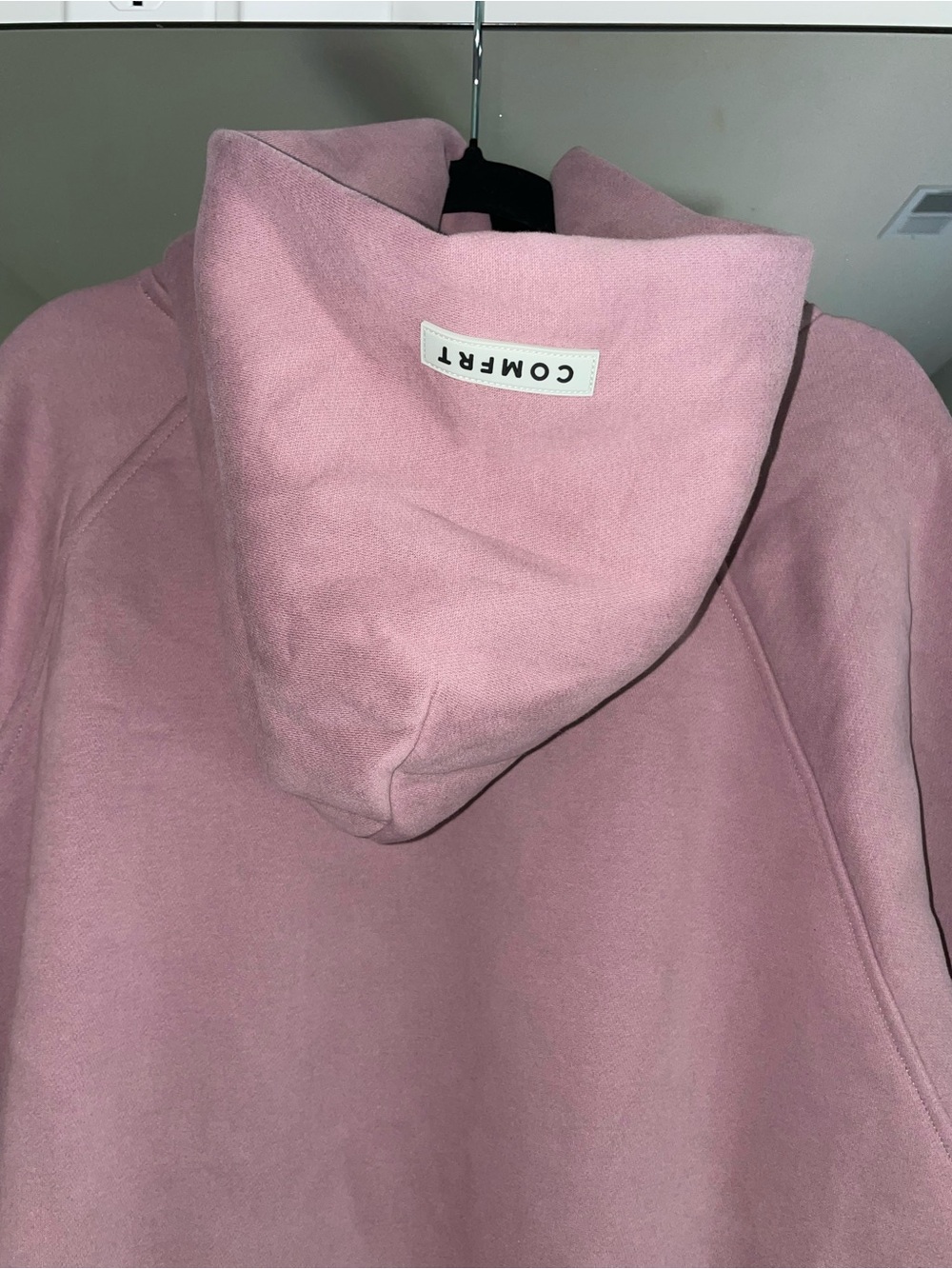 Comfrt Unisex Heavyweight Sweatshirt Hoodie in Orchid - Picture 7 of 7